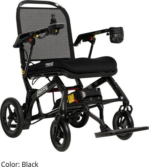 Pride Mobility Jazzy Ultra Light Power Chair | Lightweight Foldable Electric Wheelchair for Travel, Seniors, Adults | Carbon Fiber Frame, 300 Lbs Capacity, Airline-Compliant 10Ah Lithium Battery Pride Mobility Jazzy Ultra Light Power Chair | Lightweight Foldable Electric Wheelchair for Travel, Seniors, Adults | Carbon Fiber Frame, 300 Lbs Capacity, Airline-Compliant 10Ah Lithium Battery