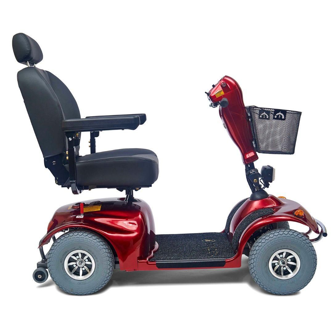 Golden Technologies GA541 Avenger 4-Wheel Heavy-Duty Scooter - Red and Silver - GA541