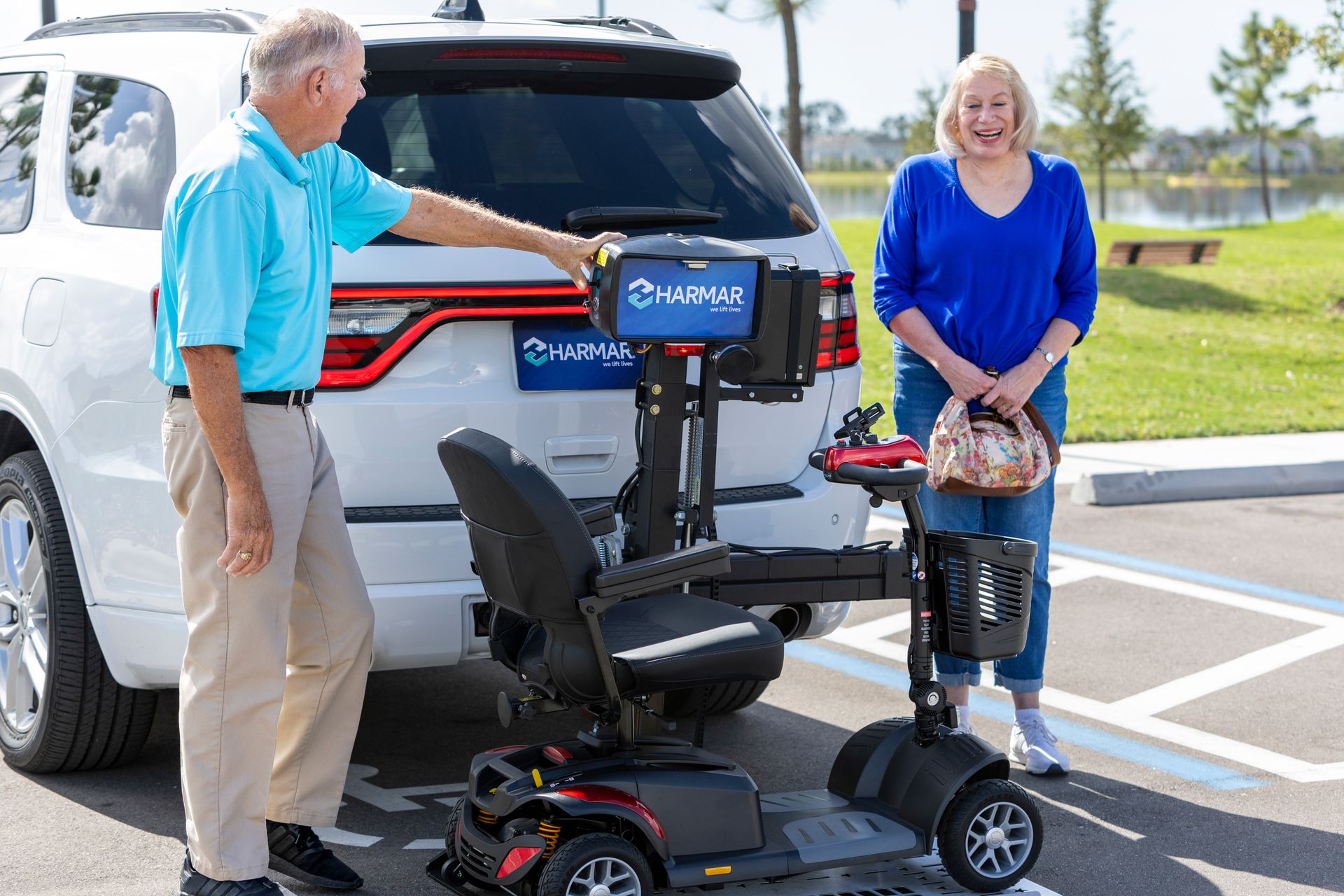 Harmar Universal Scooter Hitch-Mount Lift - AL100/AL100HD