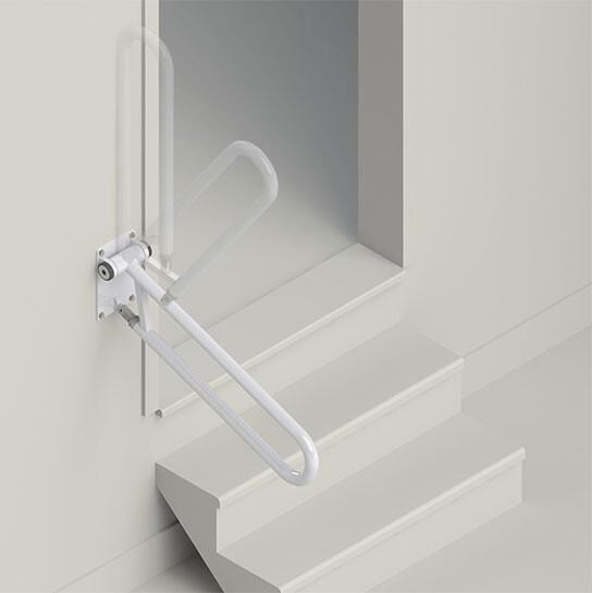 Healthcraft Products Angled PT Rail: Wall Mounted Angled Support Rail