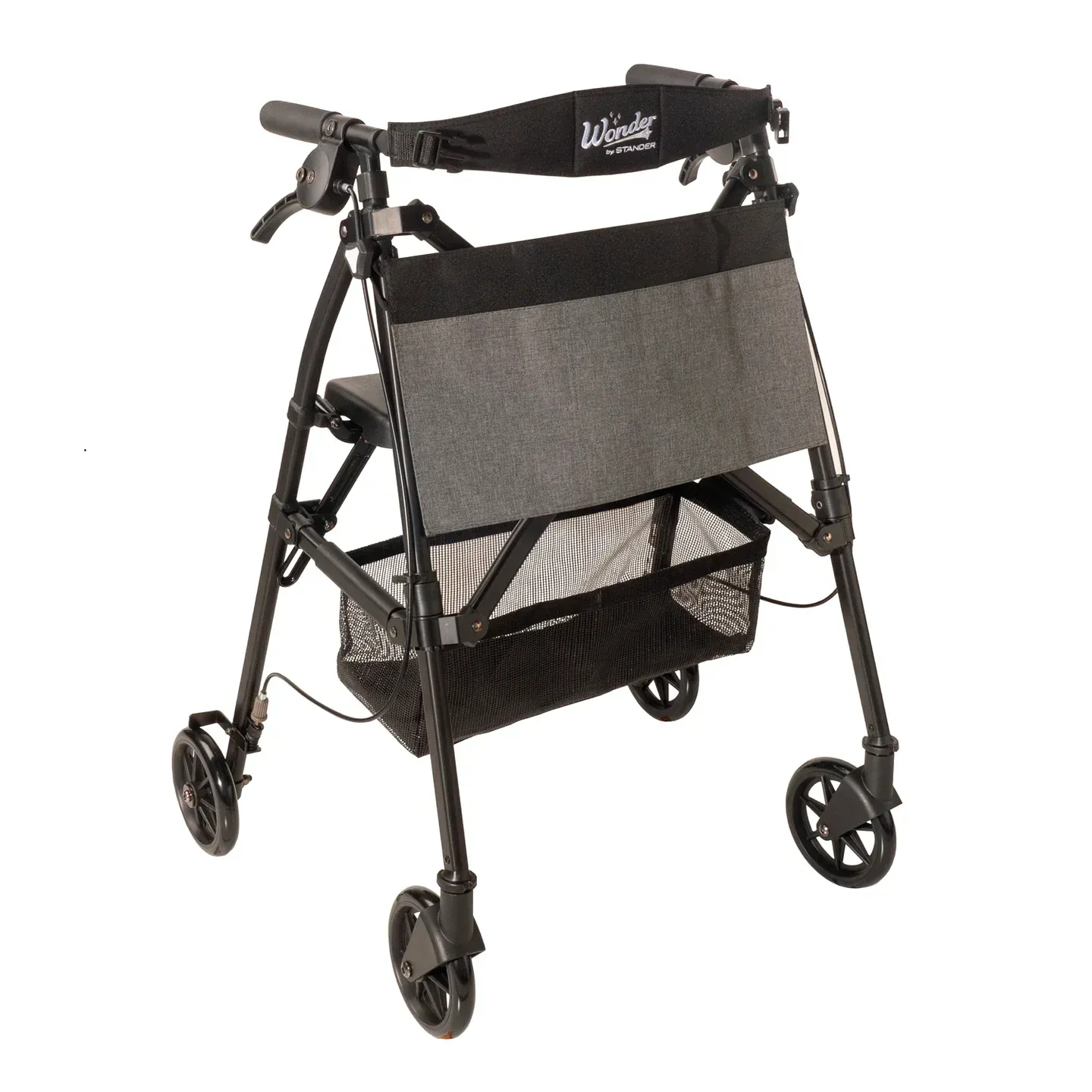 Stander Wonder Rollator Plus - Lightweight Folding Rollator, 6-inch wheels - 4350