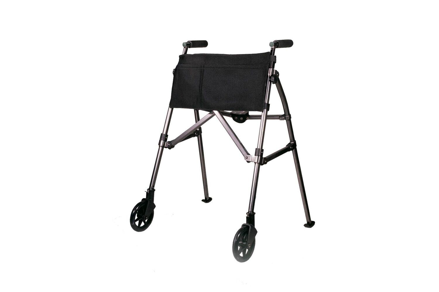 Stander Wonder Walker - Lightweight Folding Walker, Collapsible Travel Walker with Rubber Feet - 4200