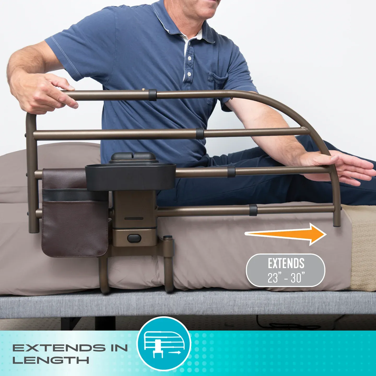 Click Extendable Bed Rail Premium - #7965