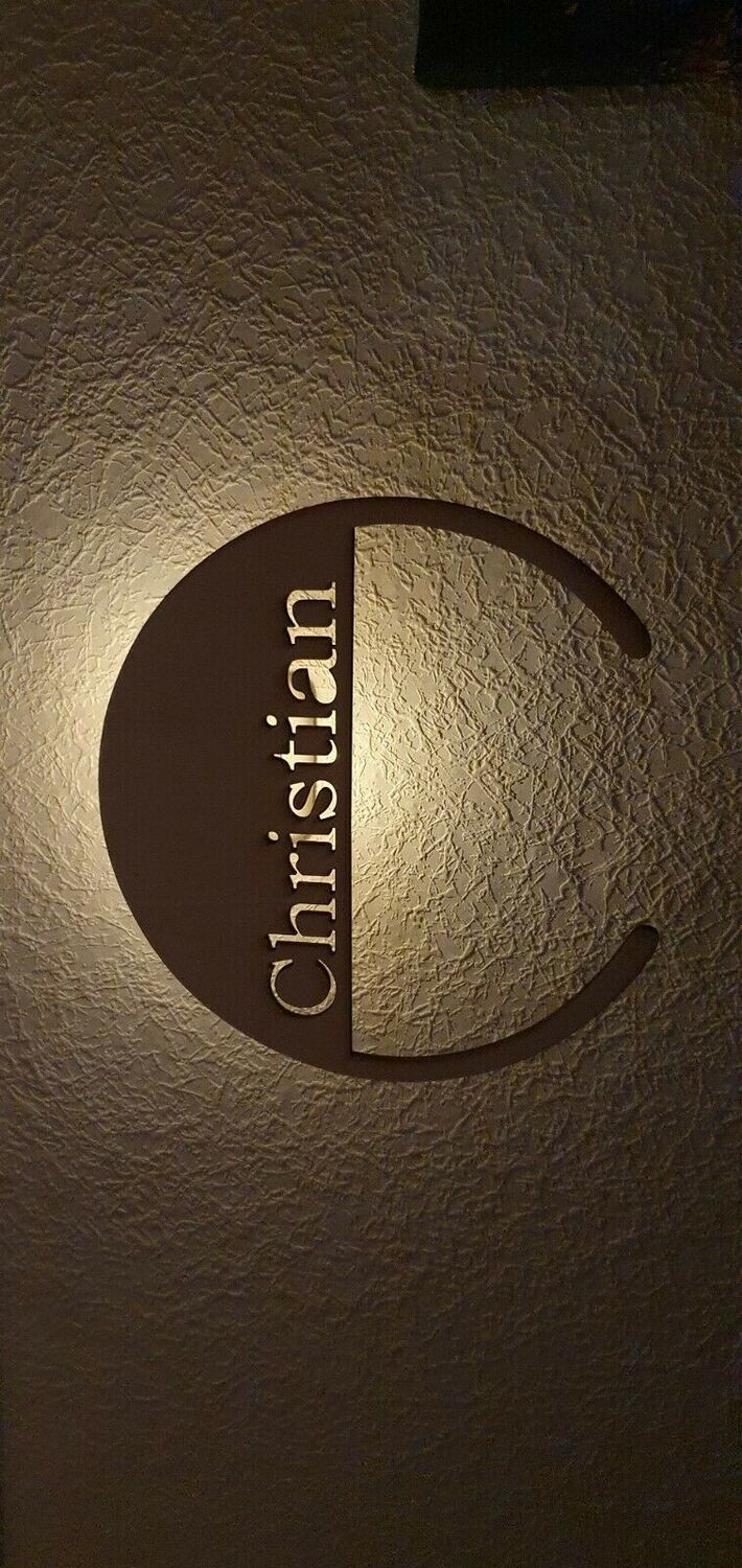 Nachtlicht Schlummerlicht Buchstabe personalisiert