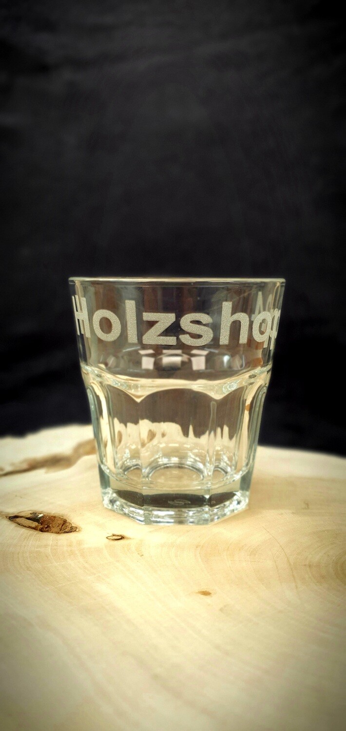 Glas personalisiert