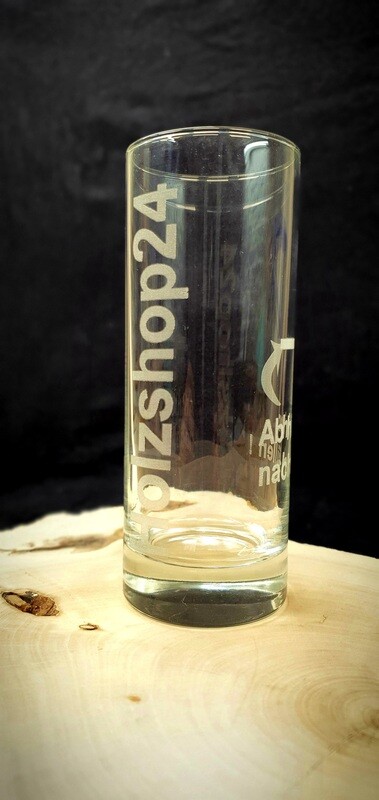 Glas personalisiert