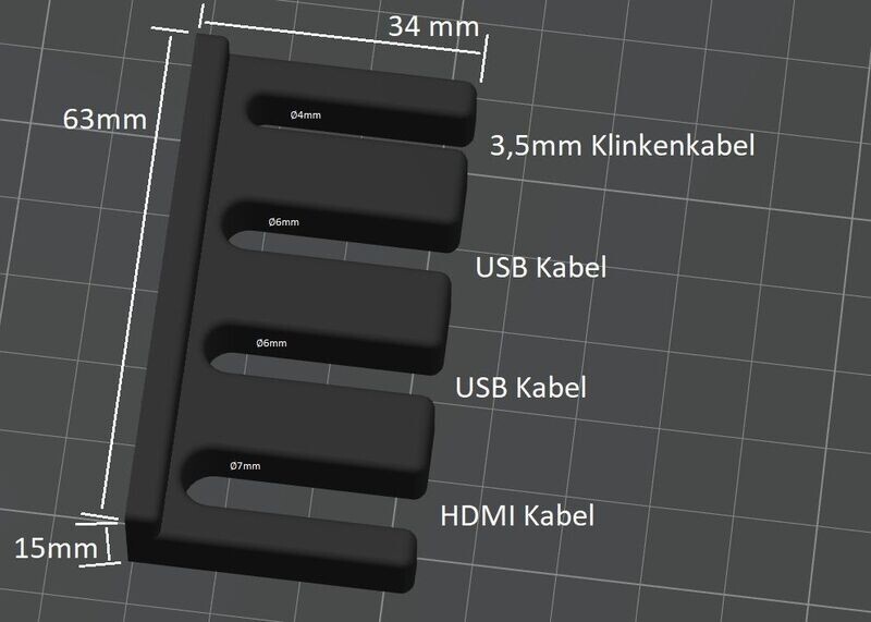 Kabelhalter Schreibtisch