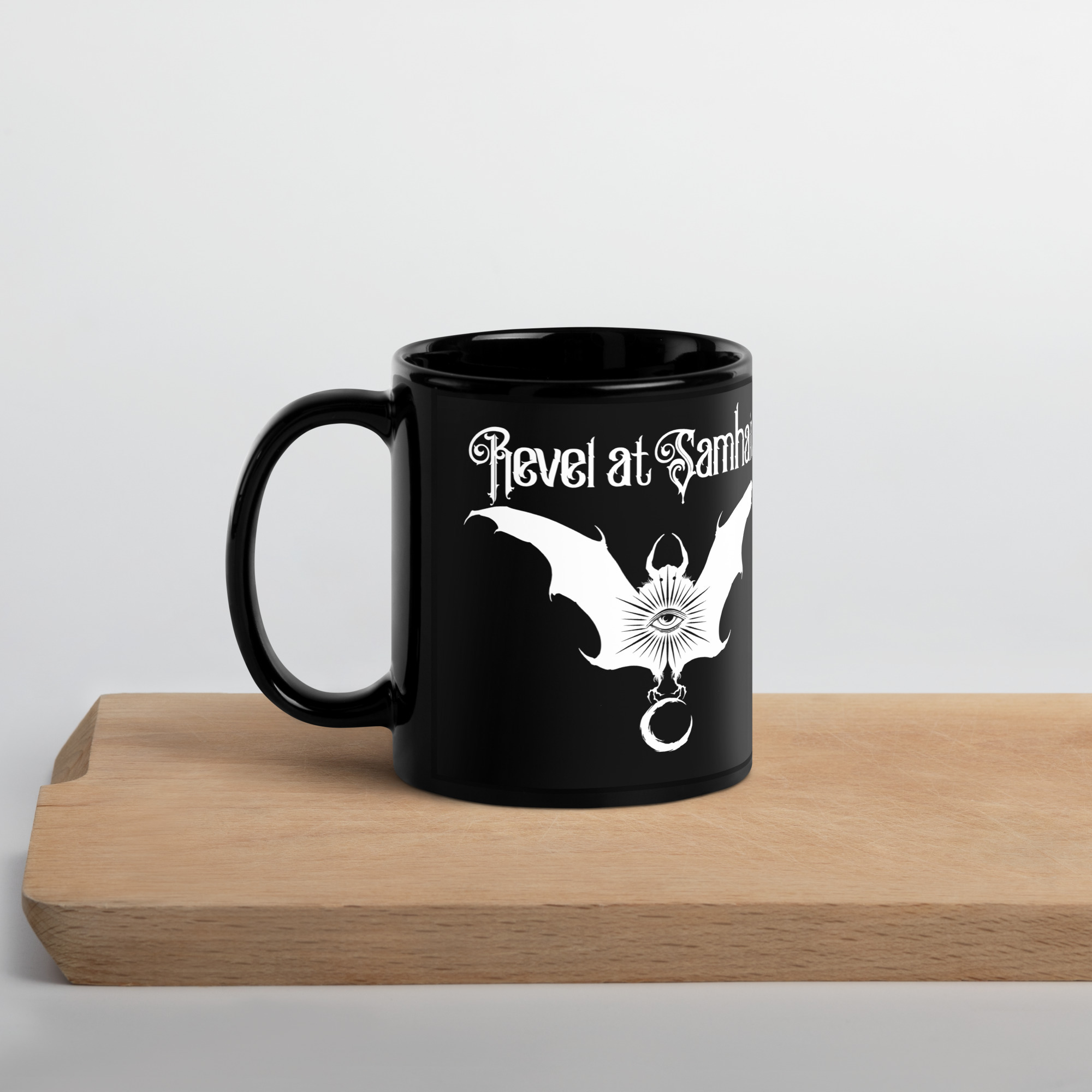 BLACK HALLOWEEN MUG