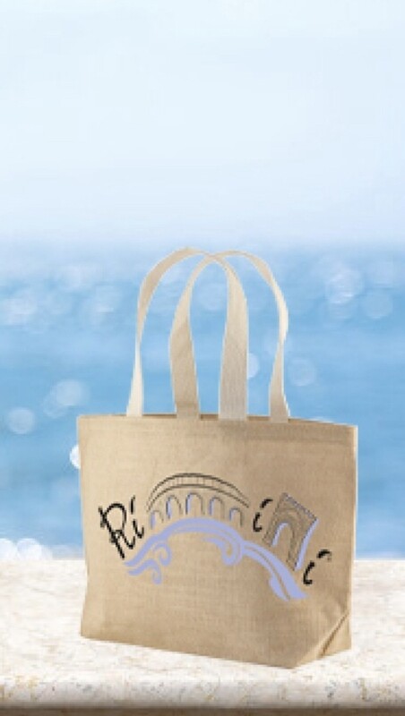 Shopping bag Rimini iuta naturale