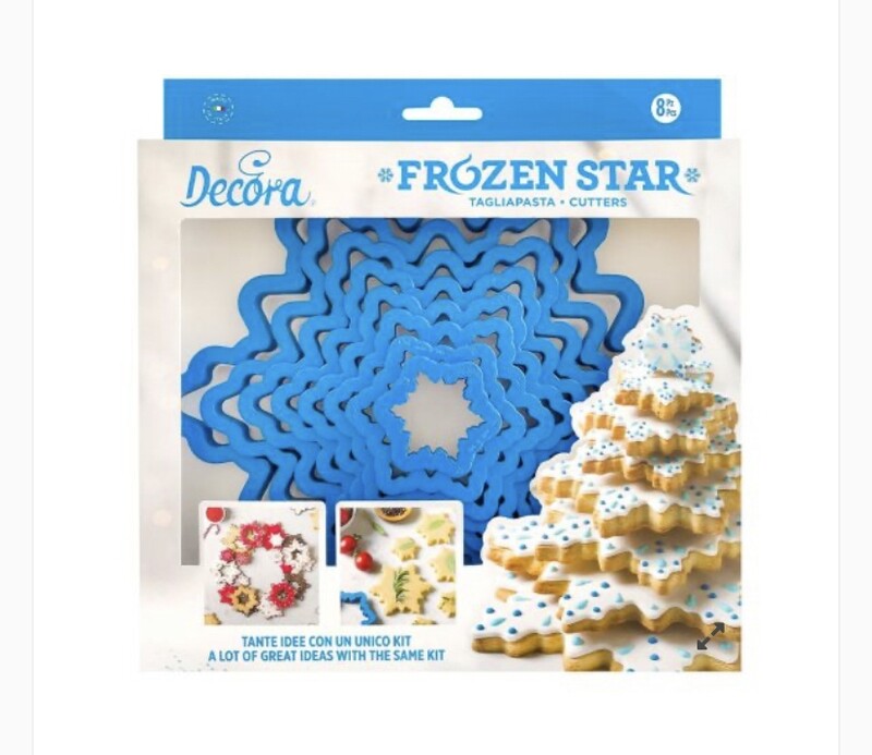 Frozen Star Decora Tagliapasta fiocco neve Frozen Star Decora Tagliapasta fiocco neve