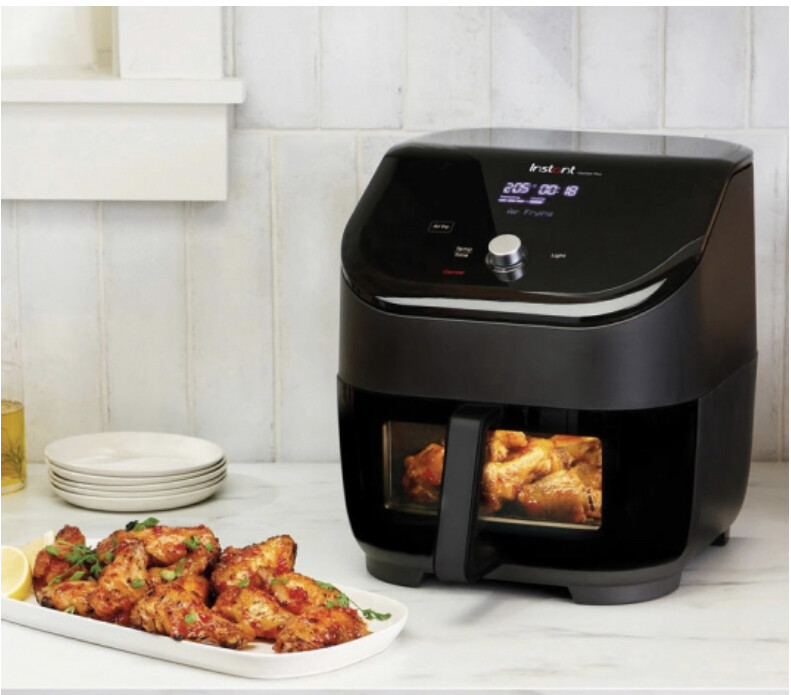 Instant Vortex Plus Clearcook 5,7L Friggitrice ad aria nera Instant Vortex Plus Clearcook 5,7L Friggitrice ad aria nera