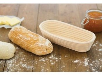 Cestino rettangolare lievitazione pane in rattan 3,6L