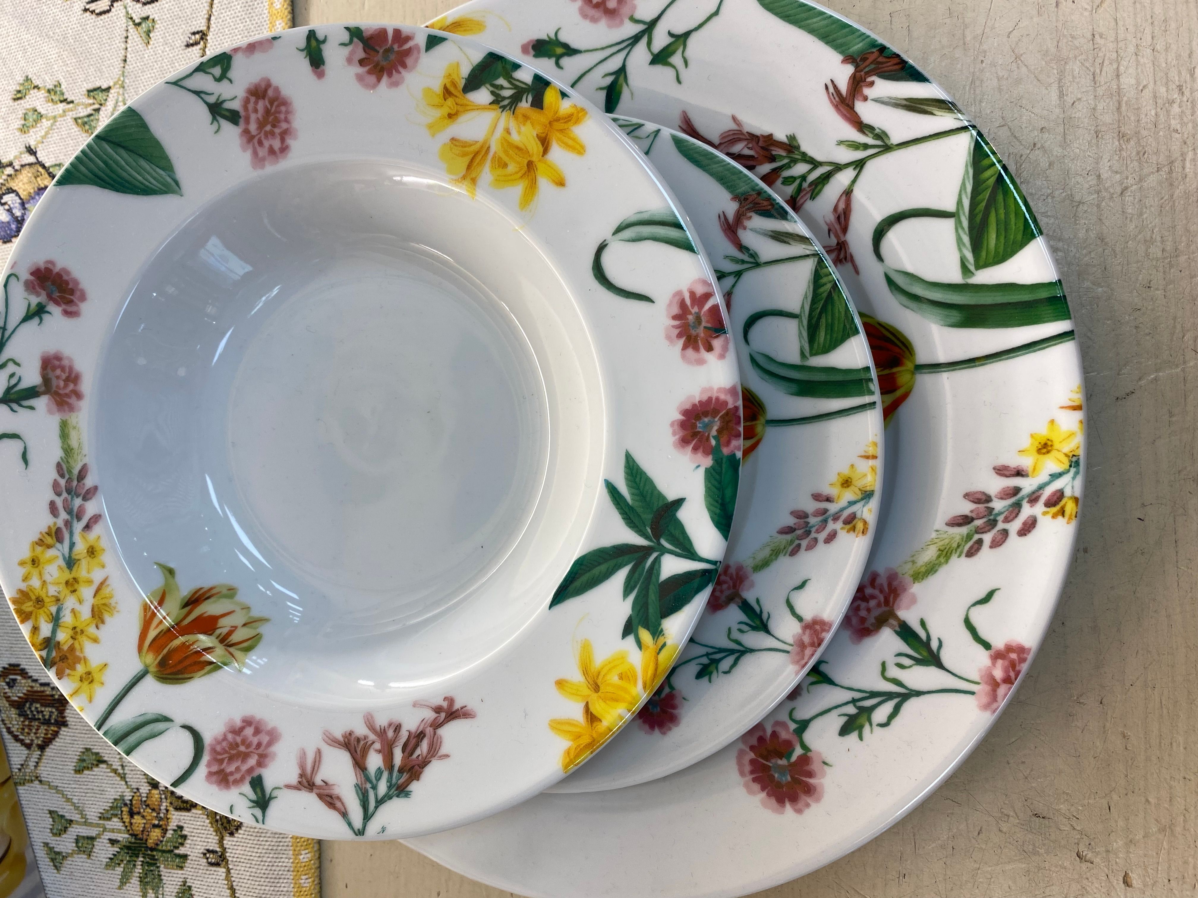 Servizio piatti Botanico Qb