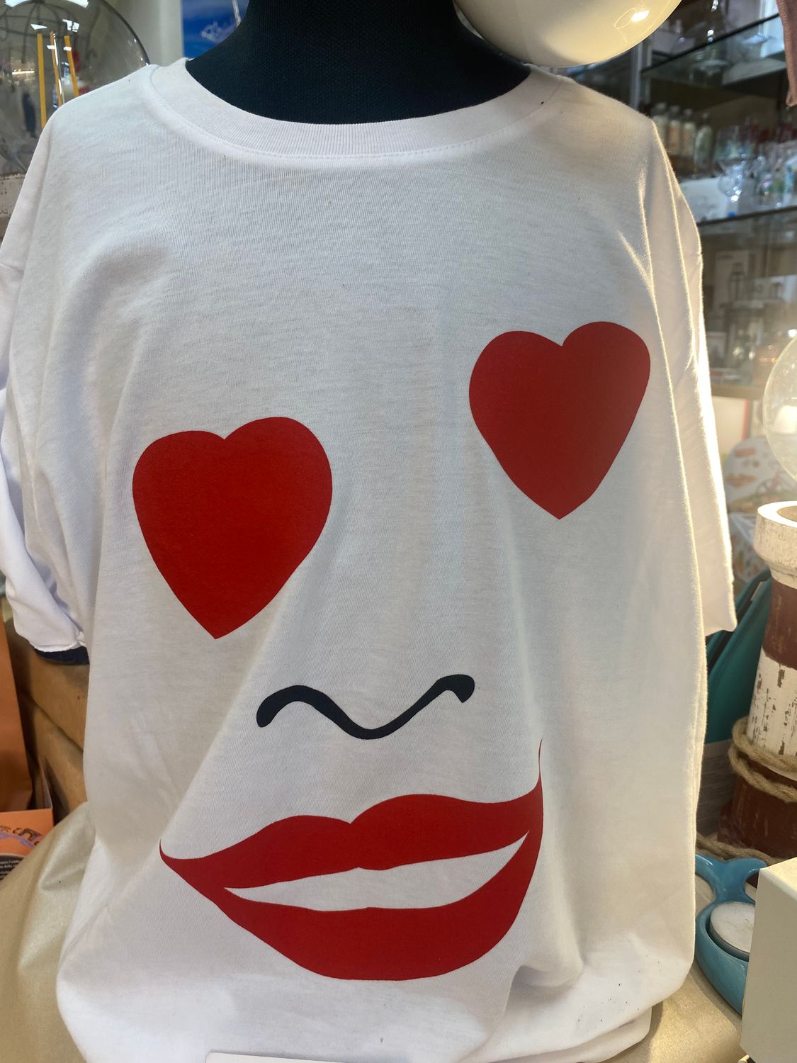 T-shirt cuori “Sorridi sei a Rimini”