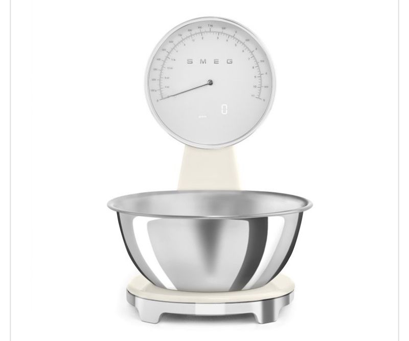 BILANCIA DA CUCINA ANALOGICA PANNA  SMEG 50’ STYLE