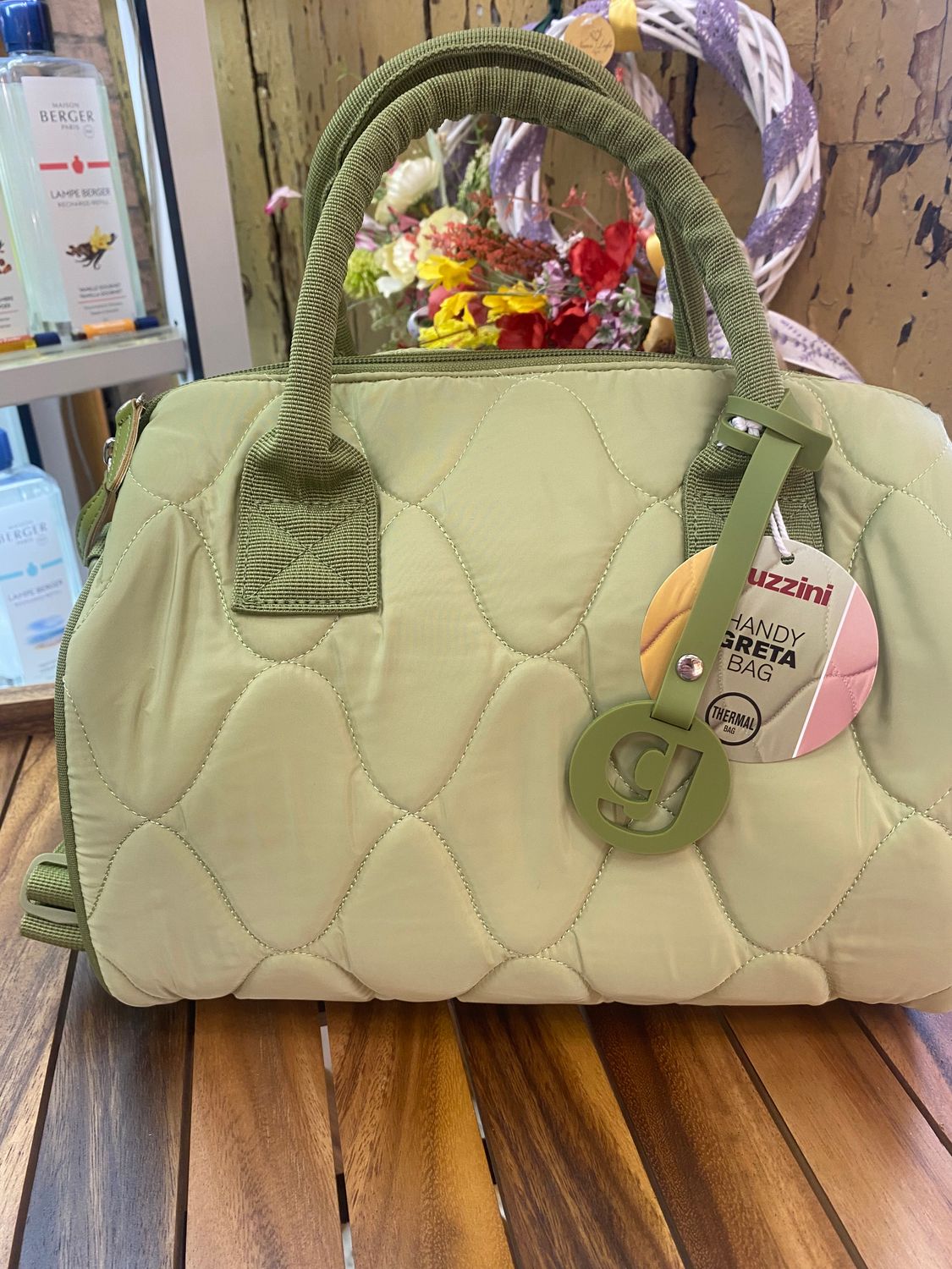 Borsa termica Handy Greta bag verde Guzzini