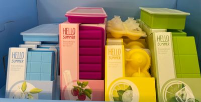Stampo per cubetti di ghiaccio fucsia Birkmann