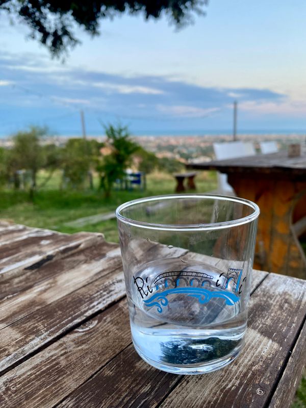 Bicchiere acqua Rimini