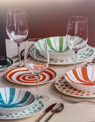 Servizio Piatti 18 pezzi Kaleido