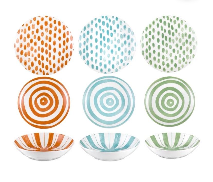 Servizio Piatti 18 pezzi Kaleido