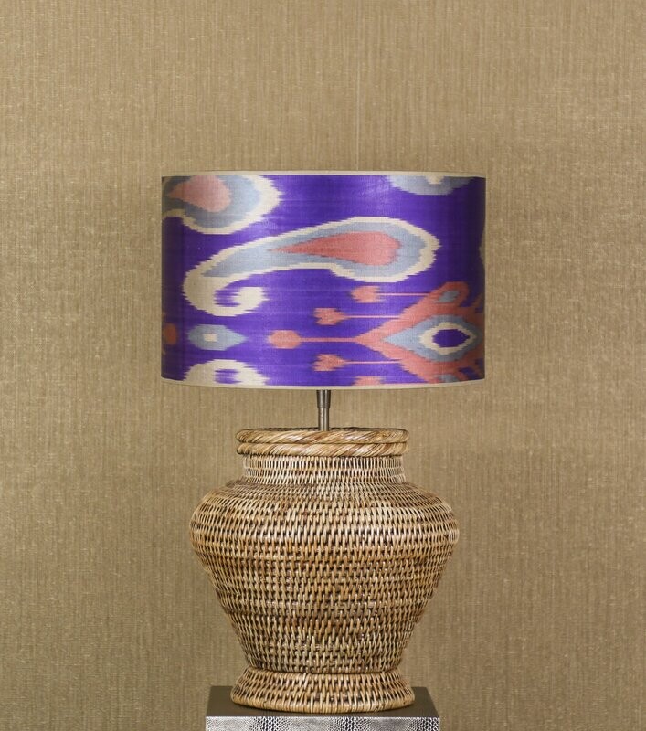 PURPLE IKAT - HANDWOVEN SILK
