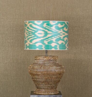 AQUA IKAT - HANDWOVEN SILK AQUA IKAT - HANDWOVEN SILK