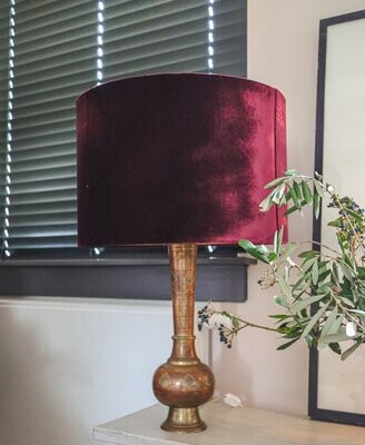 AUBERGINE XL  - SILK VELVET