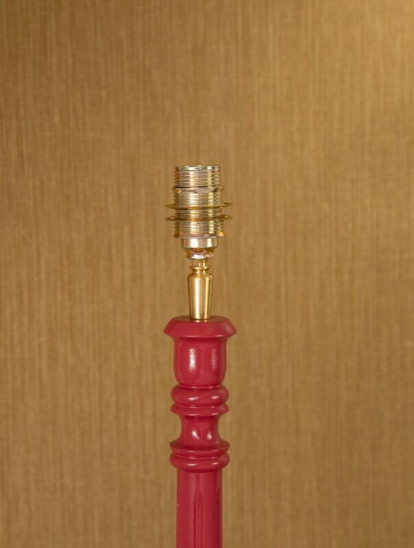 TRICIA - WOODEN HIGHGLOSS LACQUERED LAMPBASE TALL