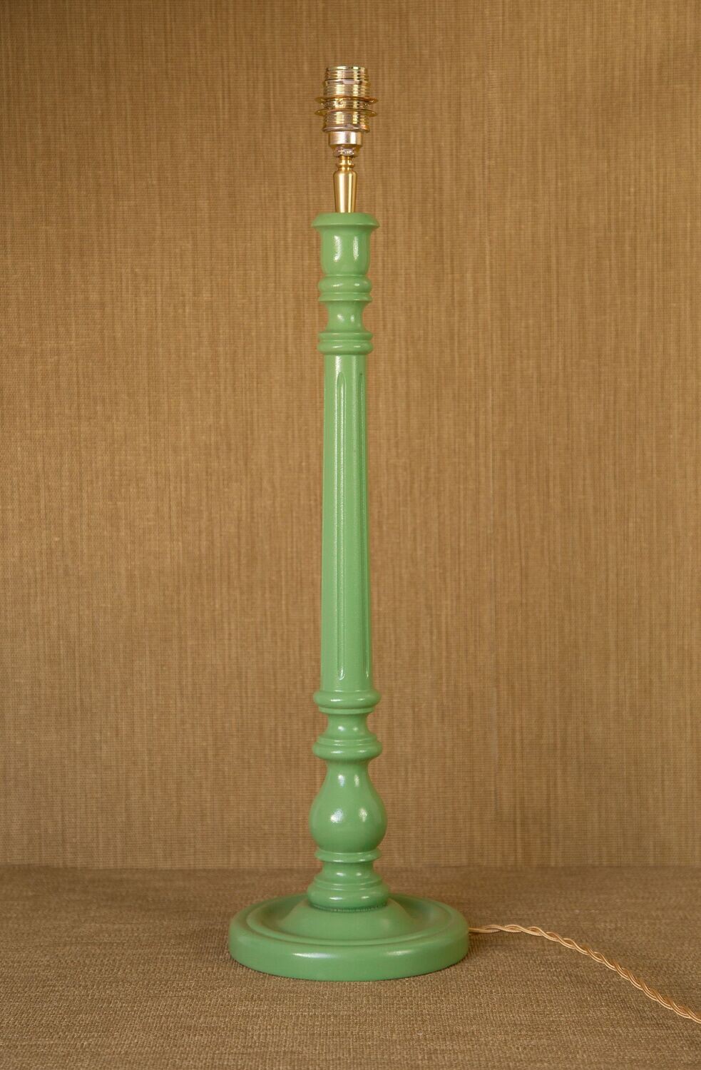 TRICIA - WOODEN HIGHGLOSS LACQUERED LAMPBASE TALL