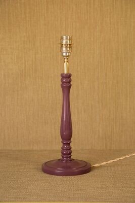 SARAH - WOODEN HIGHGLOSS LACQUERED LAMPBASE SMALL