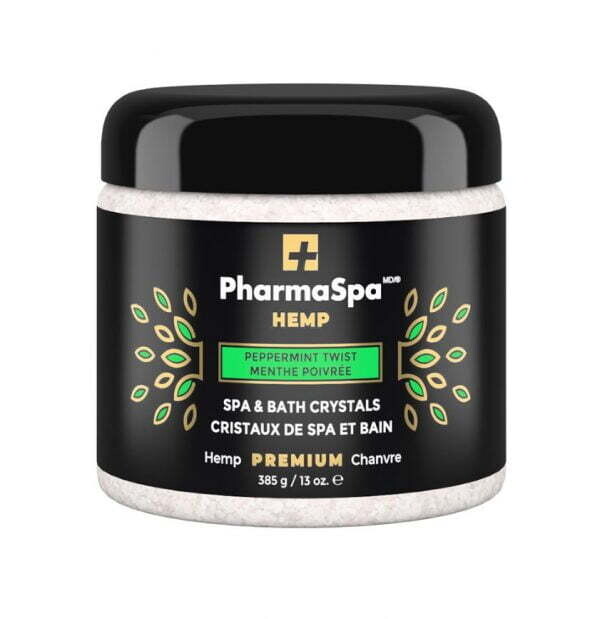 Pharmaspa Hemp Peppermint Twist Spa &amp; Bath Crystals 13 oz.