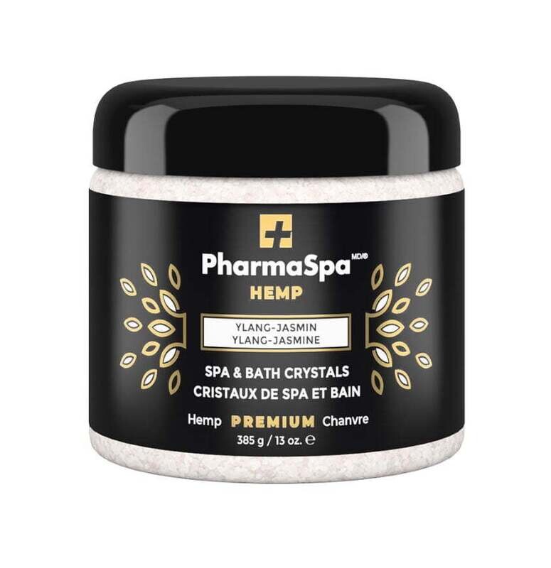 Pharmaspa Hemp Ylang Jasmin Spa &amp; Bath Crystals 13 oz.