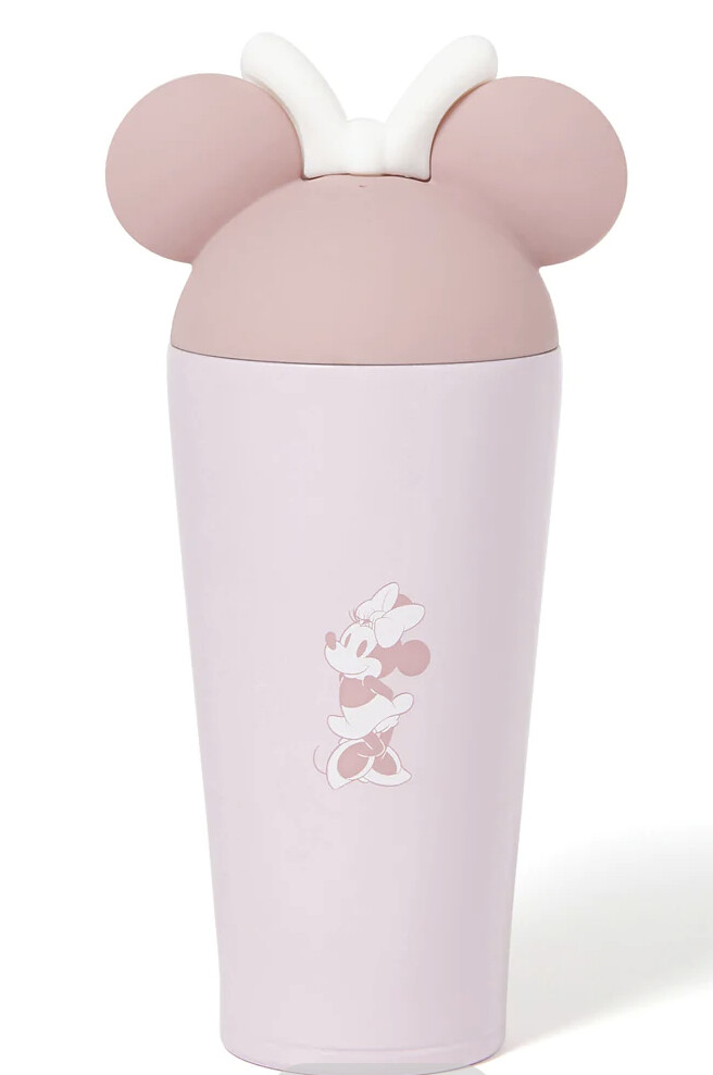 FrancFranc米奇米妮保温杯 / Mickey &amp; Minnie Stainless Steel Thermos Cup By FrancFranc, colour: 粉色
