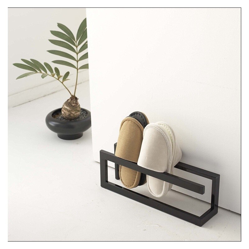 Black Metal Shoe Rack