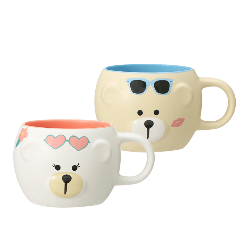 Starbucks Bear Mug From Japan, 2 Styles