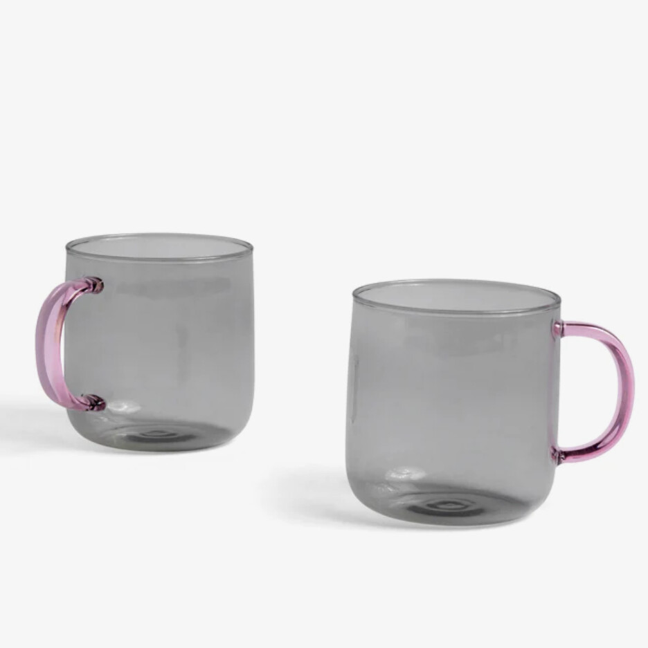 Hay杯子套装大杯子 / Large Glass Set By HAY, colour: 灰色 / Gray