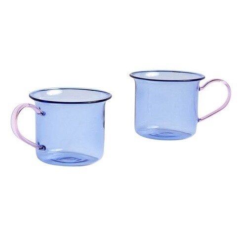 Small Glass Set by HAY, 2 Styles