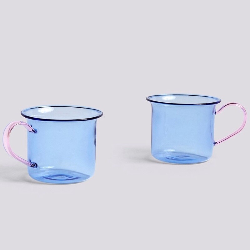 Small Glass Set by HAY, 2 Styles