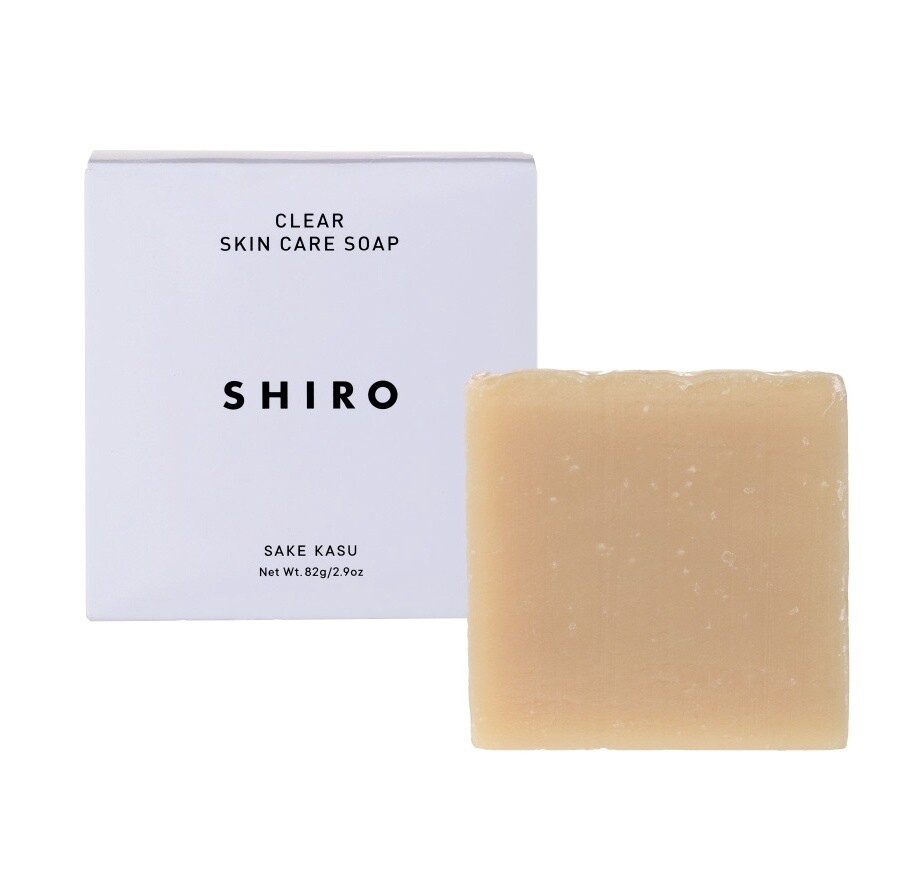 Shiro洁面皂85g - sake kasu