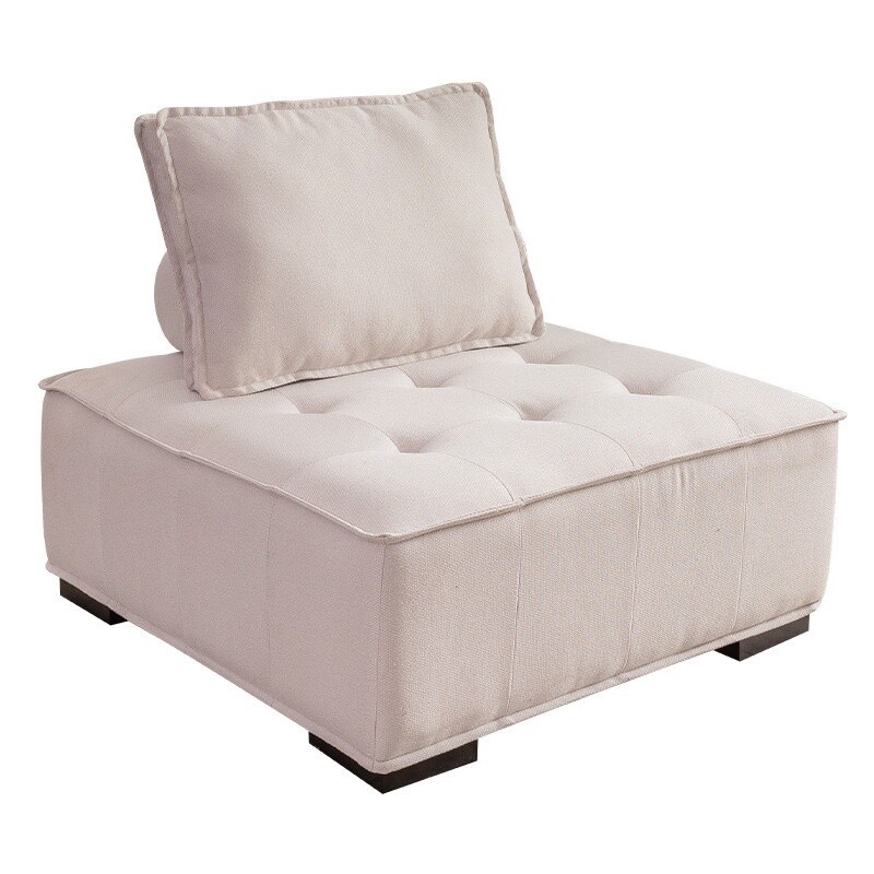 Modular Cube Ottoman Sofa, 7 Styles - Single-Seat Modular Lounge Chair, 108 x 108 cm