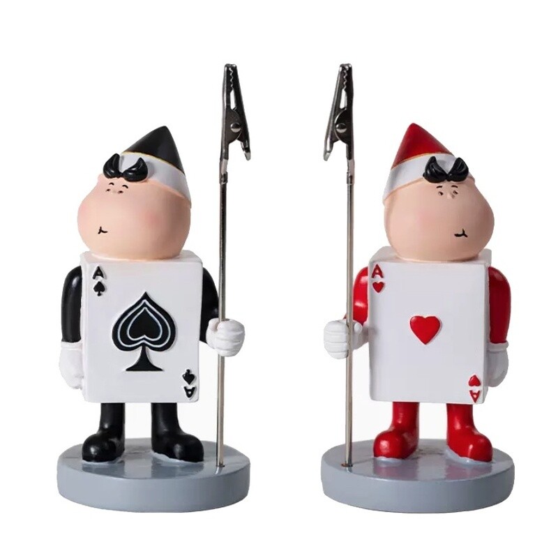 Poker-Style Card Holder & Note Clip, 2 Styles Poker-Style Card Holder & Note Clip, 2 Styles