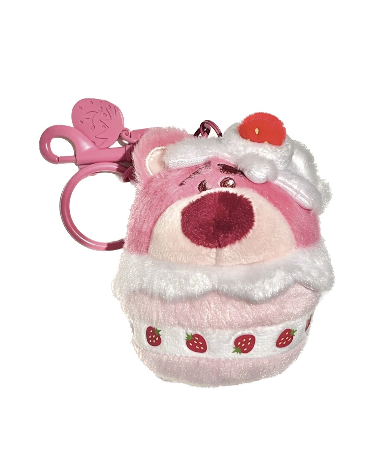 上迪草莓熊蛋糕挂件钥匙扣