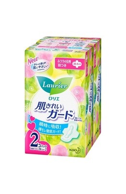 KAO Laurier花王羽翼卫生巾日用20.5cm 20枚2包入