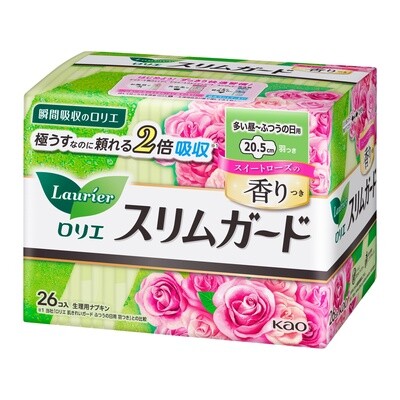 KAO花王Laurier超薄透气卫生巾带双翼26枚