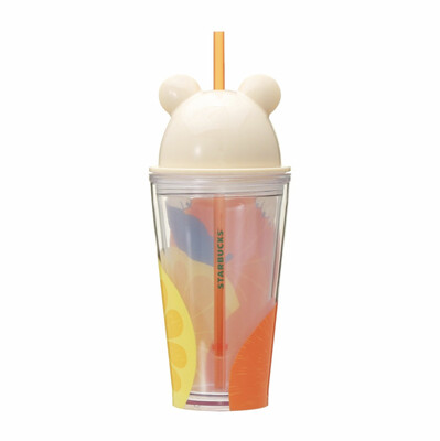 Starbucks星巴克23年动物系列 老虎吸管塑料杯 / 2023 Animal Collection Tiger Straw Plastic Tumbler From Japan