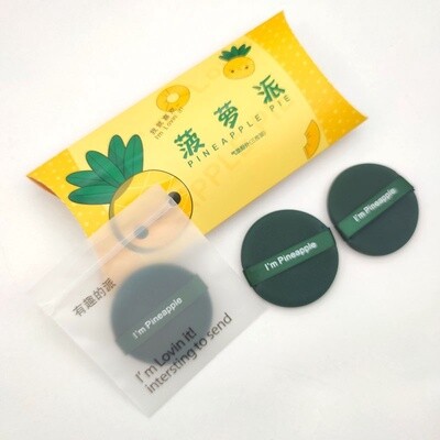 妖制粉扑菠萝派干湿两用不吃粉海绵粉扑