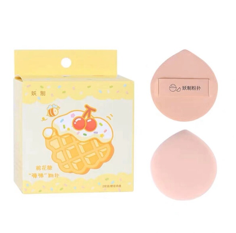 YaoZhi Marshmallow Makeup Sponge Puff, 2 Styles
