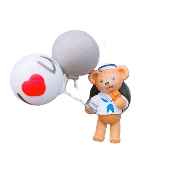 Brown Bear Car Air Freshener - With Balloon