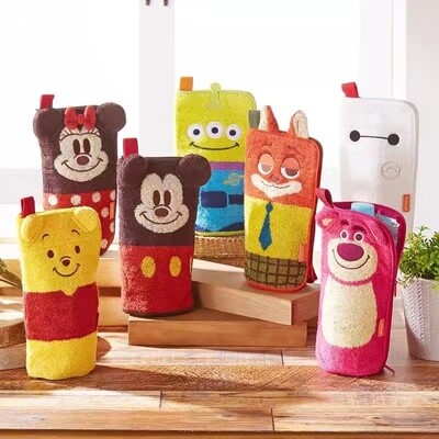 阪急迪士尼100周年展会新款 毛巾化妆包 -维尼噗噗 / Winnie the Pooh 100th Anniversary Towel Cosmetics Pouch By TDL