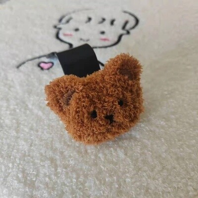 韩国ins风可爱小熊车载挂钩座位后排置物钩